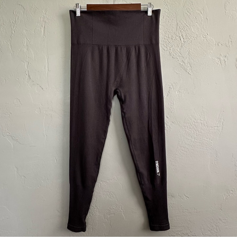 Gymshark Women's Gray Leggings Large High Rise